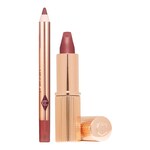 Charlotte Tilbury - Pillow Talk Duo Set - Set Labbra - -pillow Talk Duo Mini Set Deep - Donna